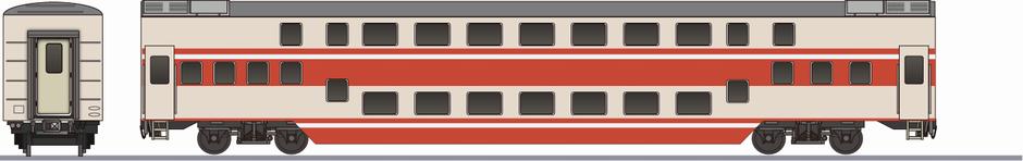 中国鉄路　SYZ25B形　北京局　赤色(China Railway SYZ25B)の側面イラスト