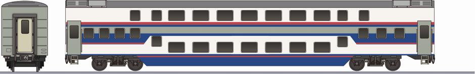 中国鉄路　SYZ25K形　北京局(China Railway SRZ25K)の側面イラスト