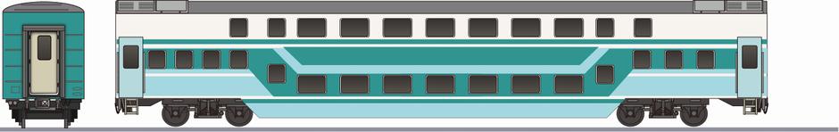中国鉄路　SYZ25K形　上海局(China Railway SRZ25K)の側面イラスト