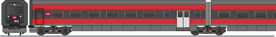 デンマーク国鉄　IC3型　4次塗装（DSB IC3）の鉄道アイコン