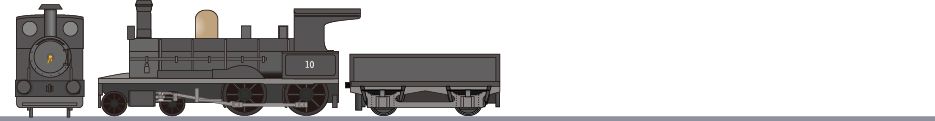 越後鉄道　10形　蒸気機関車の鉄道アイコン