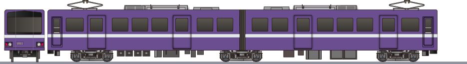 江ノ島電鉄　1000形　紫塗装の鉄道アイコン