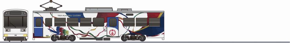 阪堺電気軌道　モ701形　「帝塚山学院」2023の鉄道アイコン