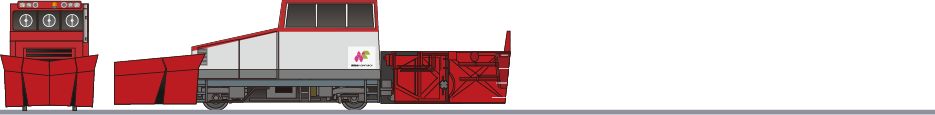 ハピラインふくい　HTR400形　除雪車の鉄道アイコン
