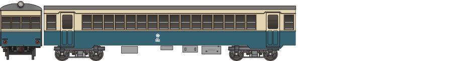 東野鉄道　キハ500形502の鉄道アイコン