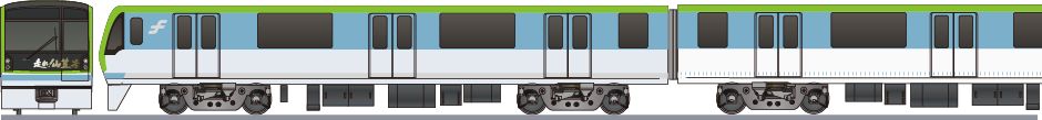 福岡市営地下鉄　3000A系　「走れ！山笠号」2024の鉄道アイコン