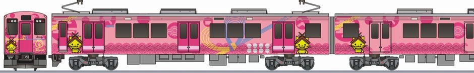 一畑電車　1000系　「しまねっこ号Ⅱ」の鉄道アイコン