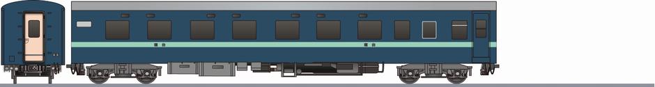 国鉄　10系オロネ10形　等級帯の鉄道アイコン