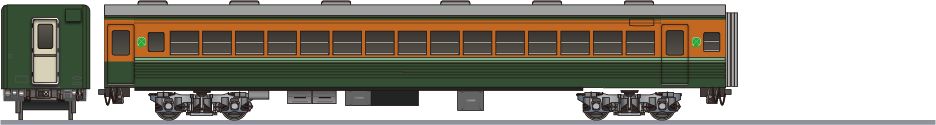 国鉄　113系サロ110-910　湘南色の鉄道アイコン