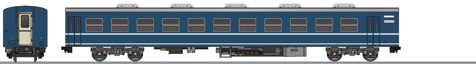 国鉄　12系オハ12形の鉄道アイコン