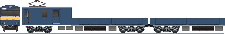 国鉄　145系クモル145　事業用車の鉄道アイコン