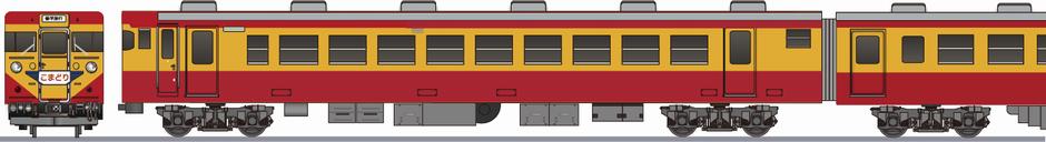 国鉄　159系　「こまどり号」の側面イラスト