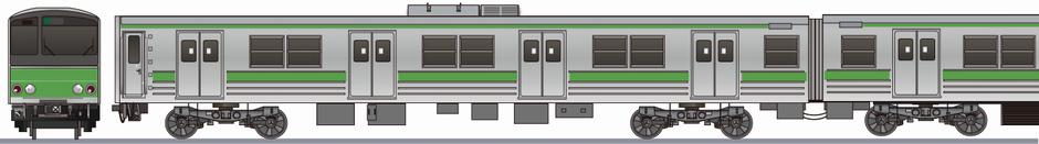 国鉄　205系　デザイン案2の鉄道アイコン