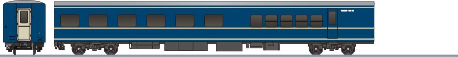 国鉄　20系ナシ20形　前期車の鉄道アイコン