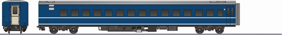 国鉄　24系オロネ25形の鉄道アイコン