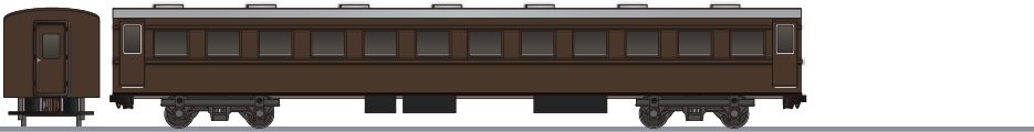 国鉄　43系スハ43形の鉄道アイコン