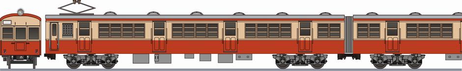 国鉄　72系　仙石線色の鉄道アイコン