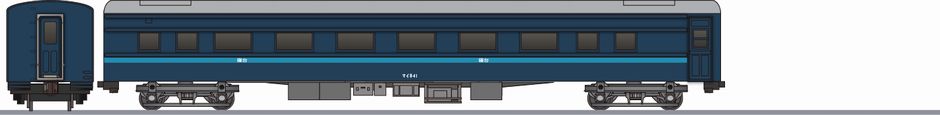 国鉄　マロネ41形　二等寝台車の鉄道アイコン