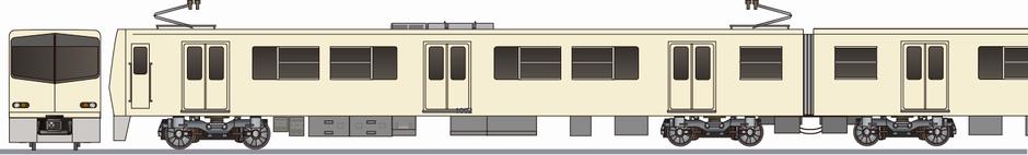 上信電鉄　7000形　初期塗装の鉄道アイコン