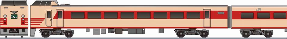 JR東日本　183系1000番台　 「とき」の鉄道アイコン