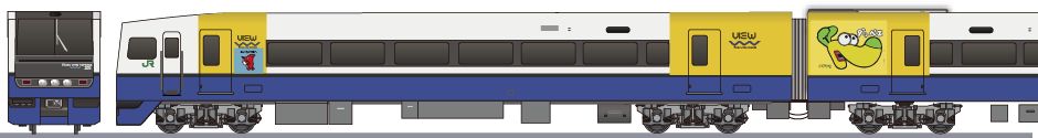 JR東日本　255系　「ご当地キャラクターラッピングトレイン」2011の鉄道アイコン