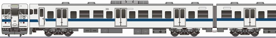 JR東日本 403系の側面イラスト