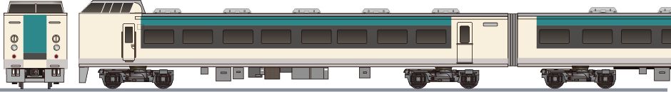 JR東日本　485系　「ひたち」イメージ案の鉄道アイコン