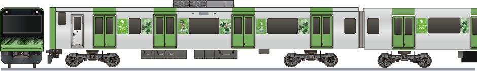 JR東日本　E235系　山手線　「ポケモンスタンプラリー2024」の鉄道アイコン