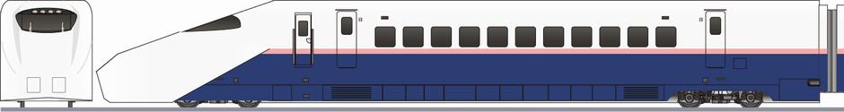 JR東日本　E2系　新幹線 　先頭形状試験車の鉄道アイコン