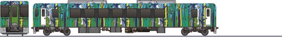 JR東日本　キハ110形　「ヘラルボニー・青い森」の鉄道アイコン