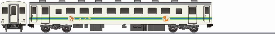 JR北海道　50系オハフ51形　初代「ノロッコ号」の鉄道アイコン