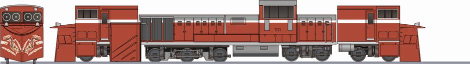 JR北海道　DE15形　「雪原ノロッコ号」2000の鉄道アイコン