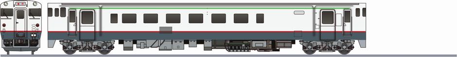 JR北海道　キハ400系　急行色の鉄道アイコン