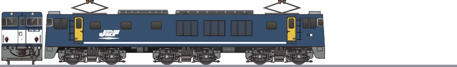 JR貨物　EF64形1000番台　広島車両所色の鉄道アイコン