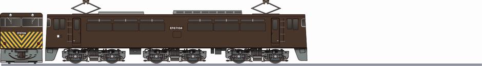 JR貨物　EF67形　試験塗装案3の鉄道アイコン