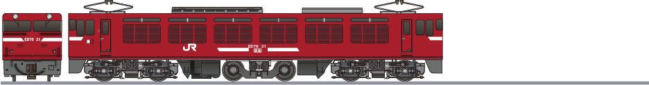 JR貨物　ED76形　基本番台　更新車の鉄道アイコン