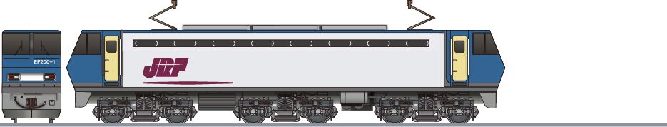 JR貨物　EF200形　試験塗装案5の鉄道アイコン