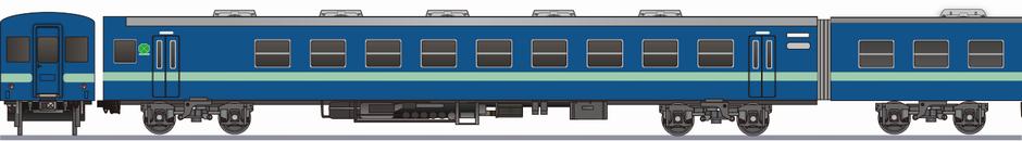 JR九州　12系　「海」編成の鉄道アイコン