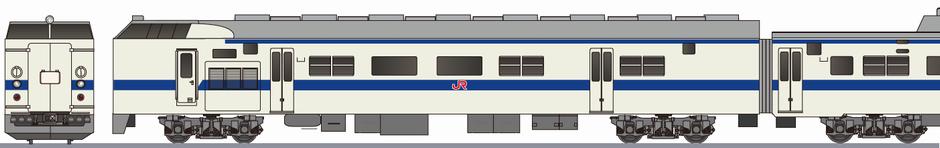 JR九州　715系0番台の側面イラスト