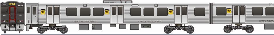 JR九州　813系　貫通扉交換車の鉄道アイコン