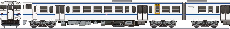 JR九州　キハ47形　一般色　香椎線の鉄道アイコン