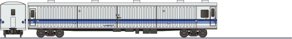 JR東海　マニ44形　ユーロライナー色の鉄道アイコン