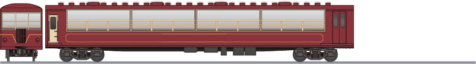 JR東海　オハフ17形　「トロッコファミリー号」　旧塗装の鉄道アイコン