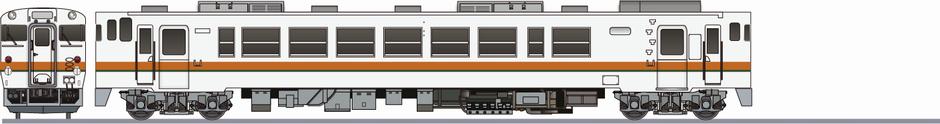 JR東海　キハ40形3000番台　東海色の鉄道アイコン