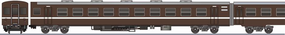 JR西日本　12系　「SLやまぐち号」　茶色の鉄道アイコン