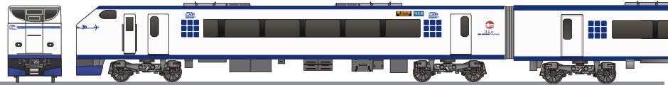 JR西日本　281系　「はるか」　30周年記念の鉄道アイコン
