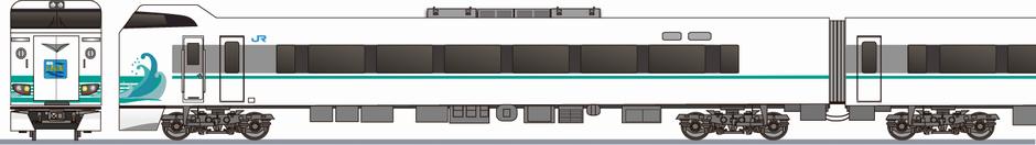 JR西日本　287系　「特急くろしお60周年記念」　第2弾の側面イラスト