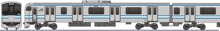 JR東日本　E217系　横須賀色　後期車の鉄道アイコン