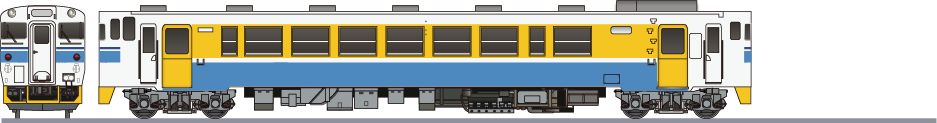 JR西日本　キハ40形　氷見線色の鉄道アイコン