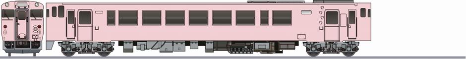 JR西日本　キハ40形　桜色の鉄道アイコン